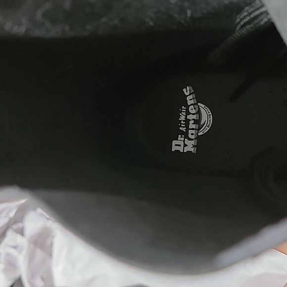 New Dr Martens 1460 Pascal Floral Print Lace Up Boots AirWair Flowers Black - Picture 11 of 12